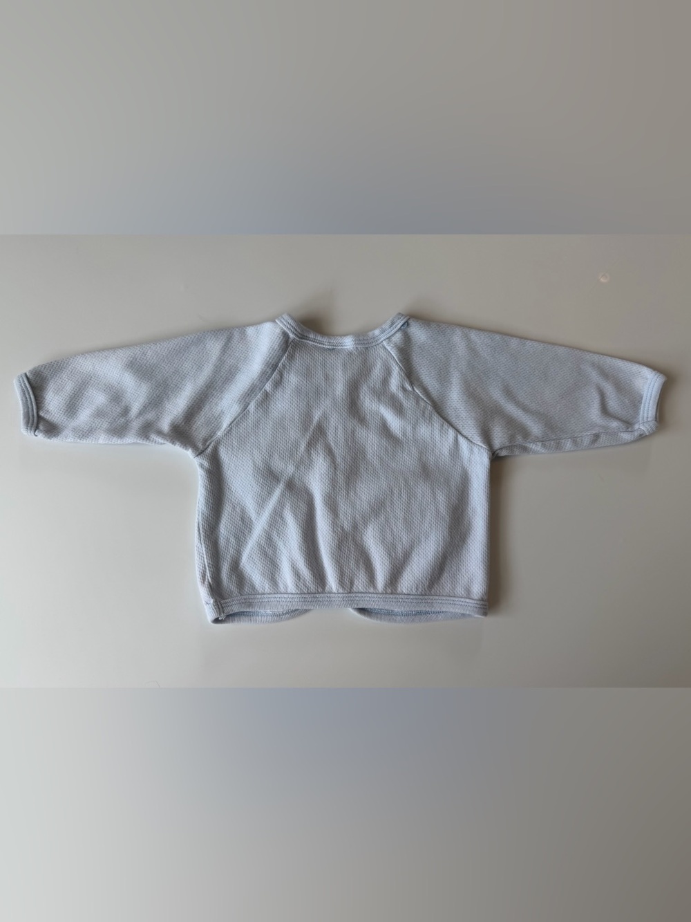 Vintage 90s Sesame Street Light Blue Newborn Cotton Peek-A-Boo Top Size 0-3M - Picture 5 of 6